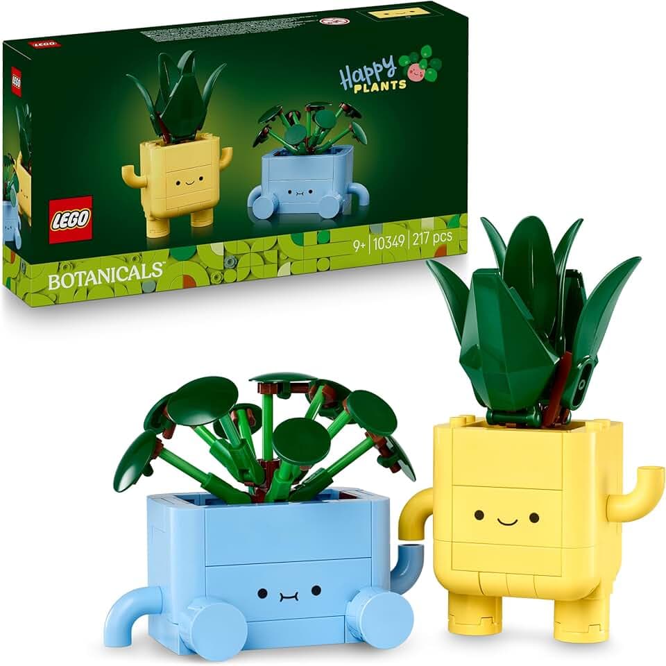 Lego 10349 Botanical Toy, Birthday Present, Blocks, Girls, Boys, Kids, 9 Years, 10 Years, 11 Years, Elementary Students, Decorative Plants, Fake Green, Bouquet, Artificial Flowers, Decoration